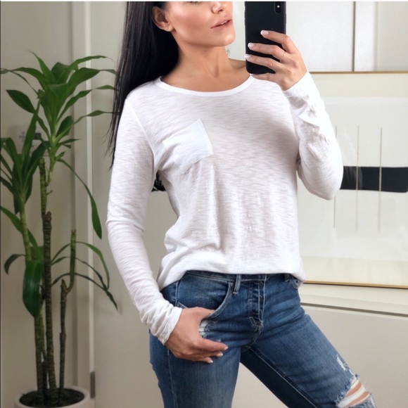 🚫 KEEPING | MALIBU White Scoop Neck LS - Picture 6 of 8